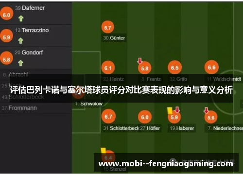 评估巴列卡诺与塞尔塔球员评分对比赛表现的影响与意义分析
