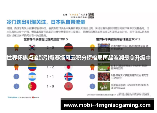 世界杯焦点追踪引爆赛场风云积分榜格局再起波澜悬念升级中